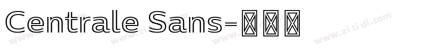 Centrale Sans字体转换